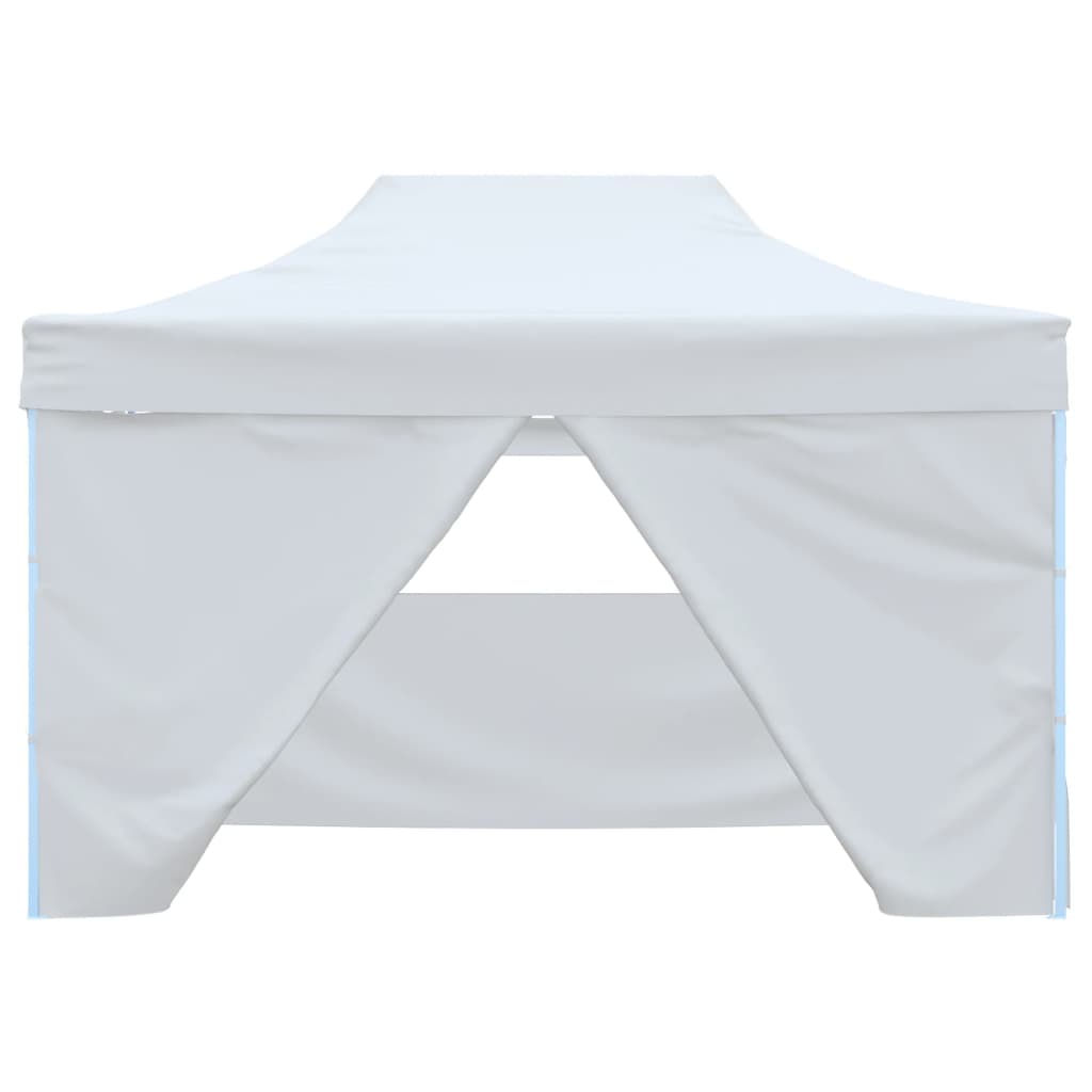 Vidaxl Party tent with 4 side walls foldable 3x4.5 m white