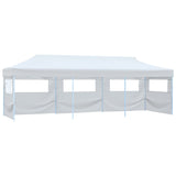 Vidaxl PartyTent Pop-Up con 5 paredes laterales 3x9 m White