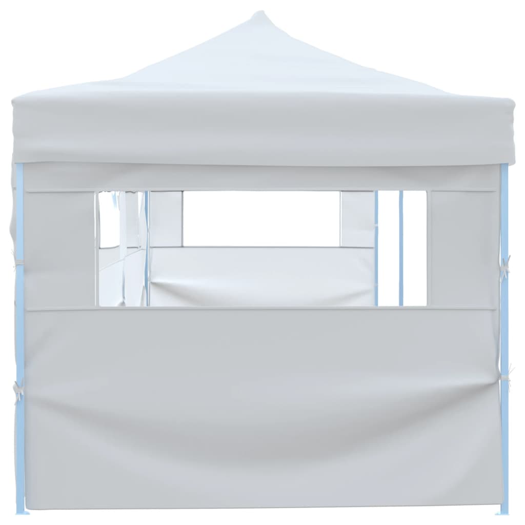 Vidaxl Partytent Pop-Up s 5 stranskimi stenami 3x9 m bela