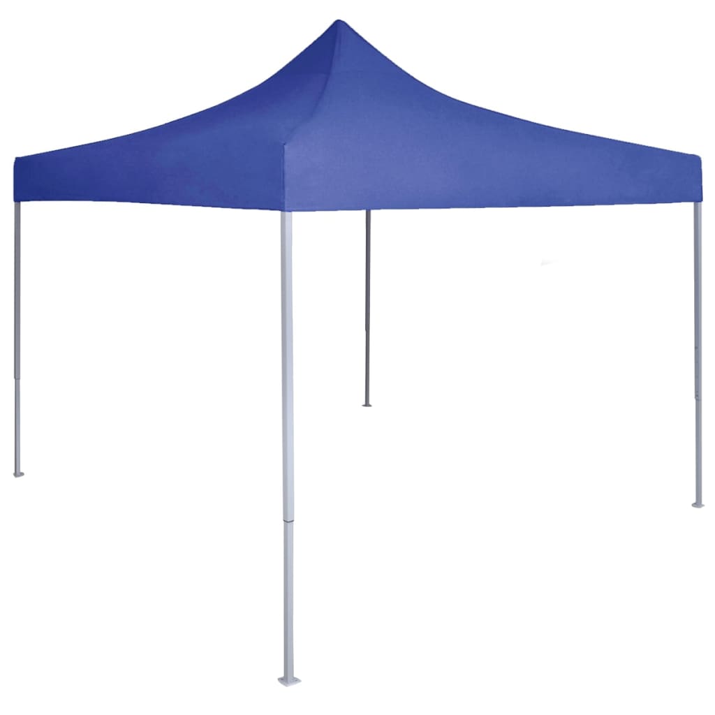 Vidaxl Partytent profesionálně skládací 2x2 m ocelová modrá