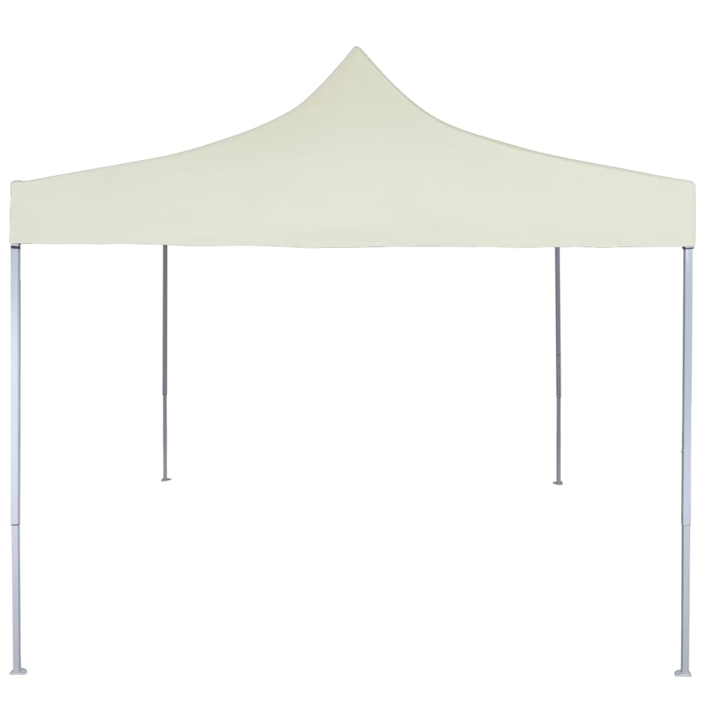 VidaXL Partytent Professionally Foldable 2x2 M Steel Crème