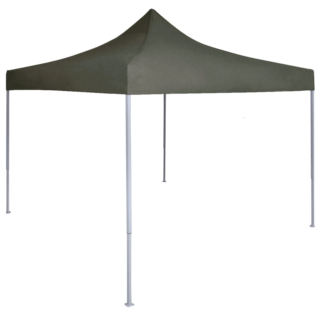 Vidaxl partytent professioneel inklapbaar 2x2 m staal antraciet