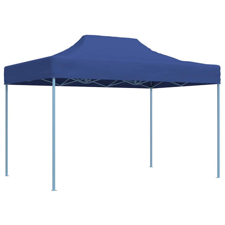 Vidaxl partytent inklapbaar 3x4 m staal blauw