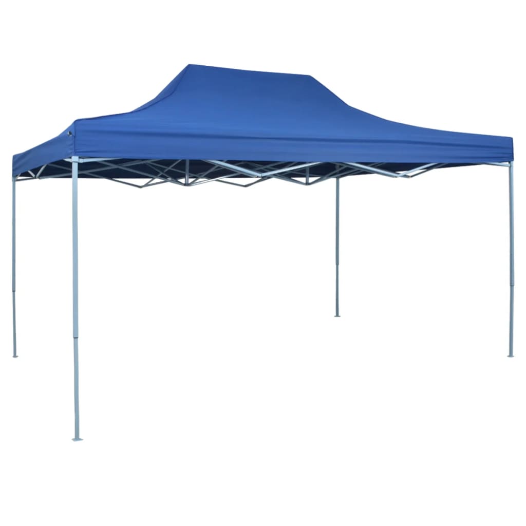 Vidaxl PartyTent pliable 3x4 m bleu en acier