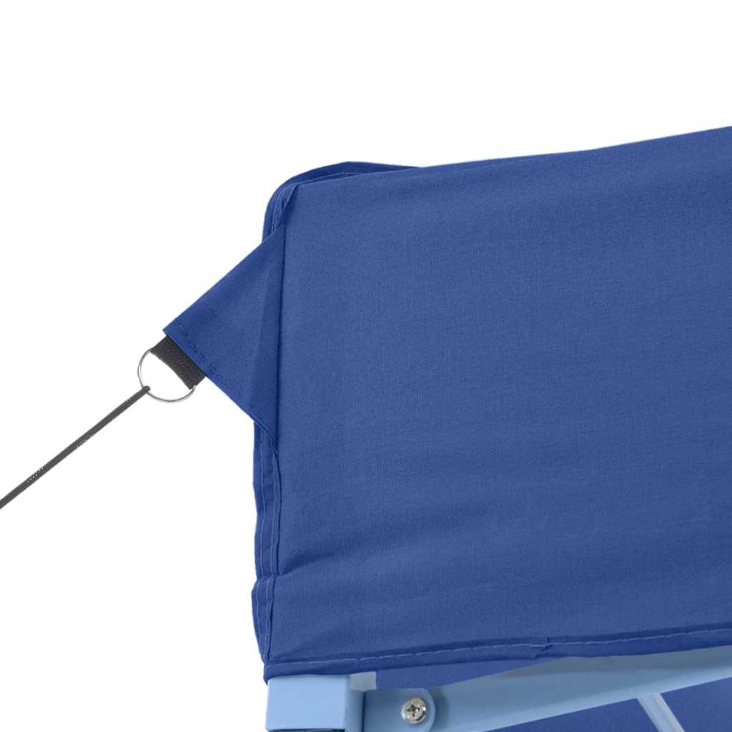 Vidaxl partytent inklapbaar 3x4 m staal blauw