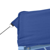 Vidaxl partytent inklapbaar 3x4 m staal blauw