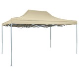 Vidaxl Partytent faltbar 3x4 m Stahlcreme