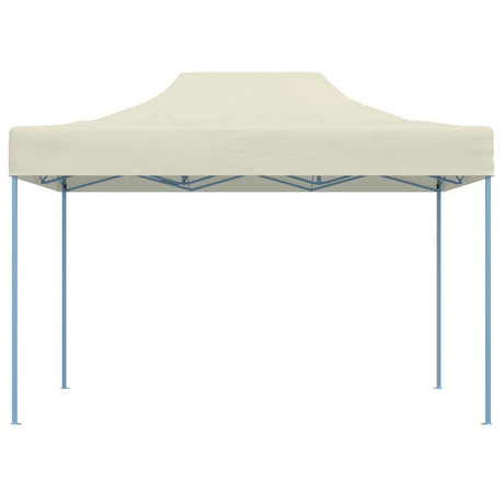 Vidaxl partytent inklapbaar 3x4 m staal crème