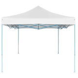 Vidaxl Partytent zložljivo 3x4 m jekleno belo