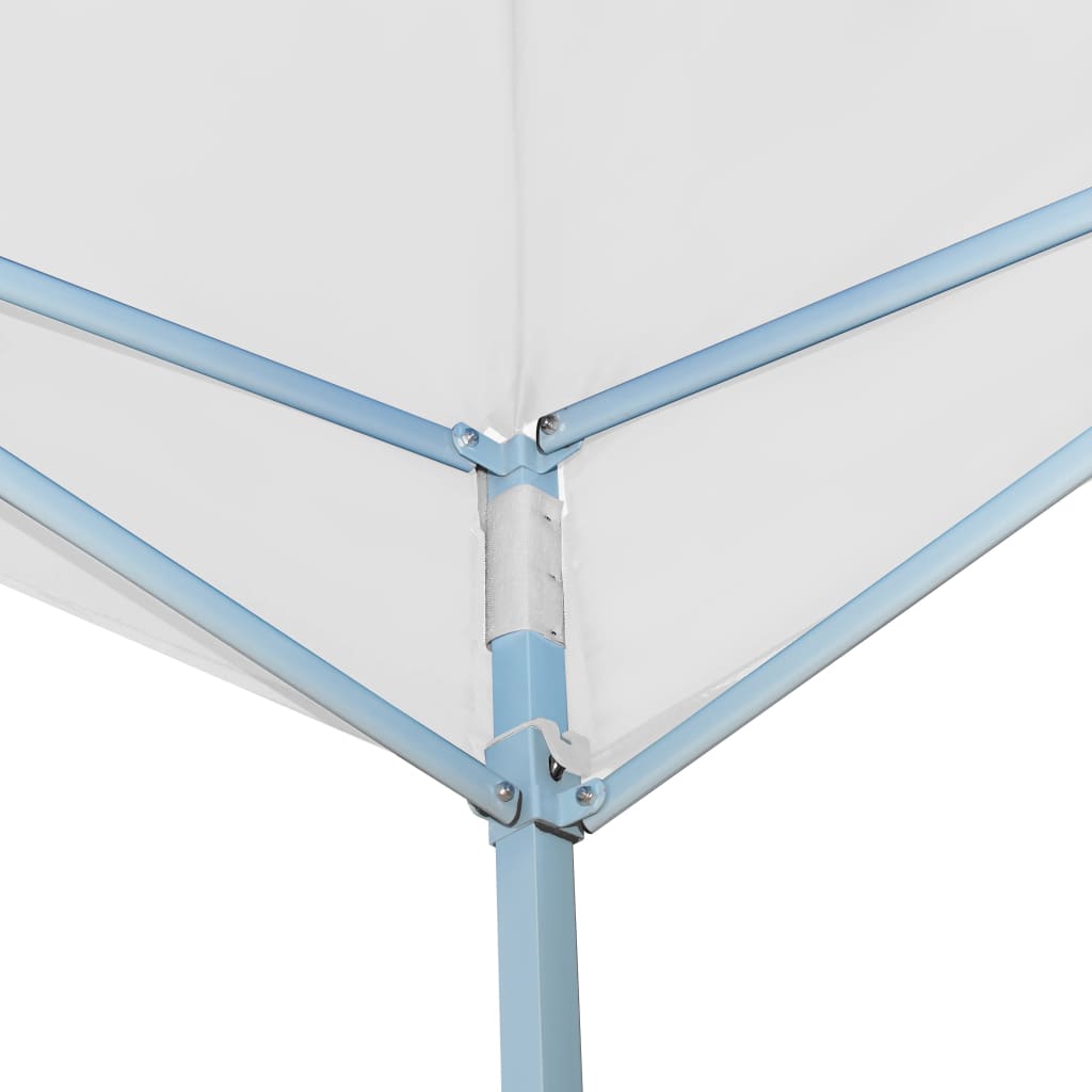 Vidaxl arbor pliable 5x5 m blanc