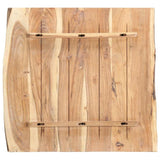 Vidaxl tafelblad 58x(50-60)x3,8 cm massief acaciahout