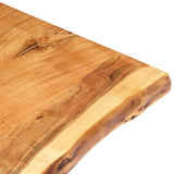 Vidaxl tafelblad 80x(50-60)x2,5 cm massief acaciahout