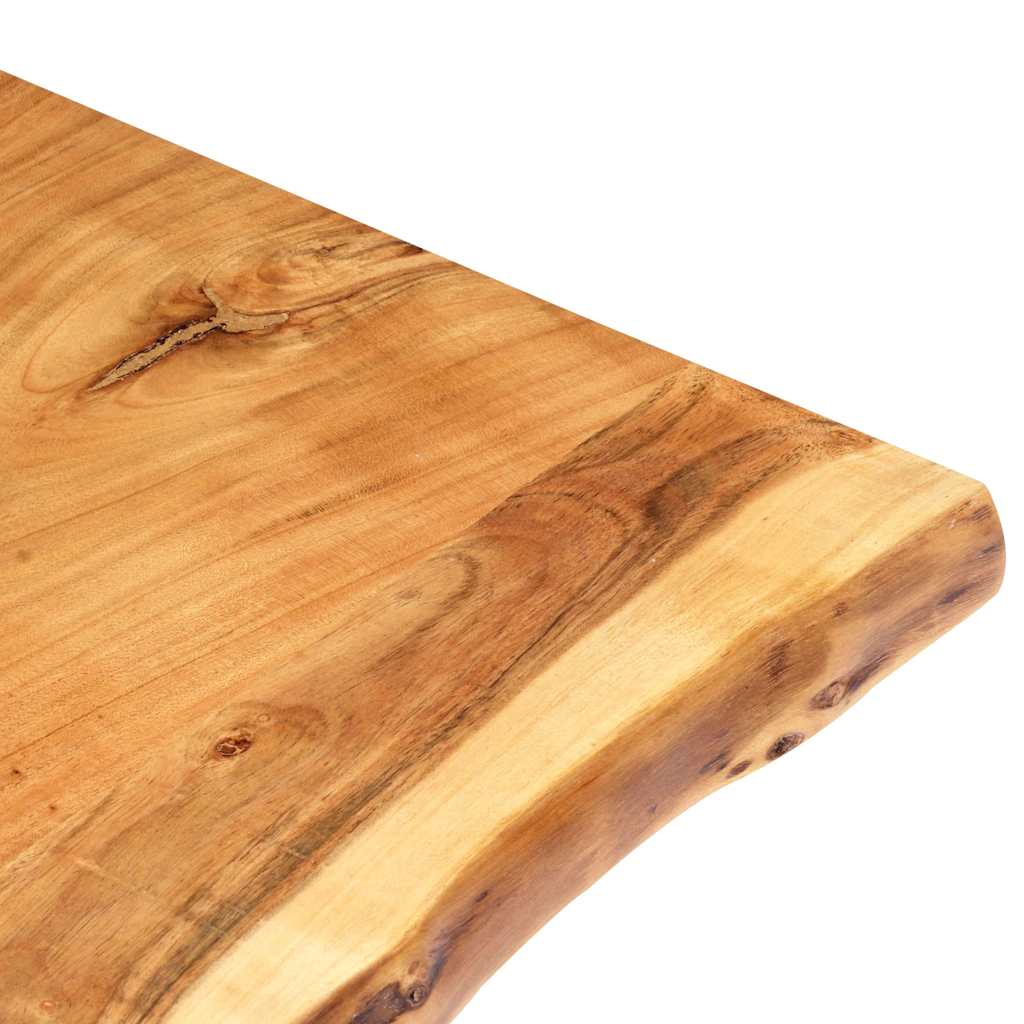 Vidaxl tafelblad 80x(50-60)x3,8 cm massief acaciahout