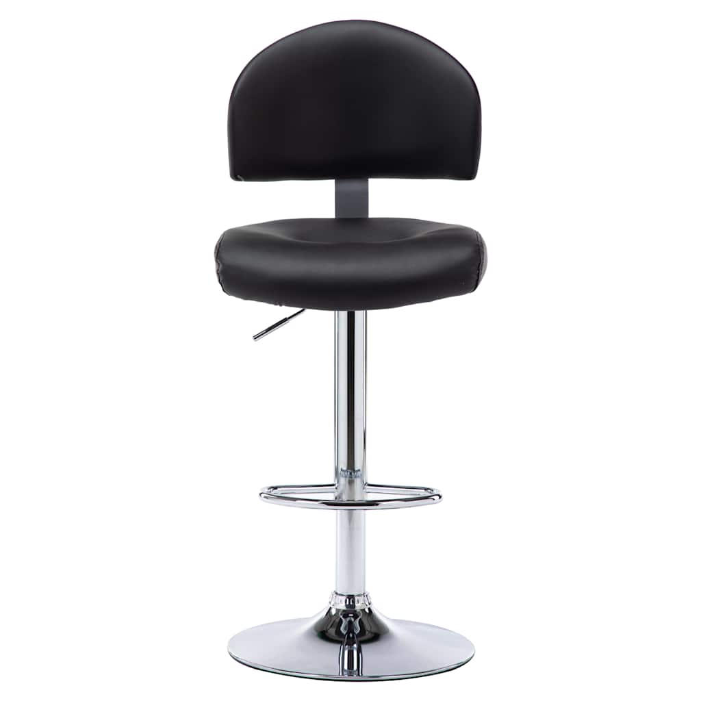 Vidaxl barstoelen 2 st kunstleer zwart