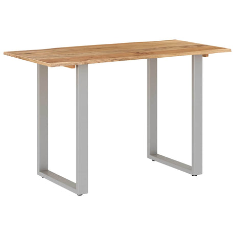 Vidaxl eettafel 118x58x76 cm massief acaciahout