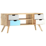 Vidaxl tv-meubel 110x35x48 cm massief mangohout