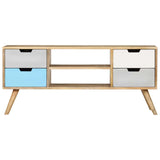 Vidaxl tv-meubel 110x35x48 cm massief mangohout