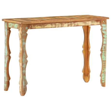 Vidaxl wandtafel 110x40x76 cm massief gerecycled hout