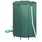 Barril de lluvia Vidaxl plegable con toque 1250 L