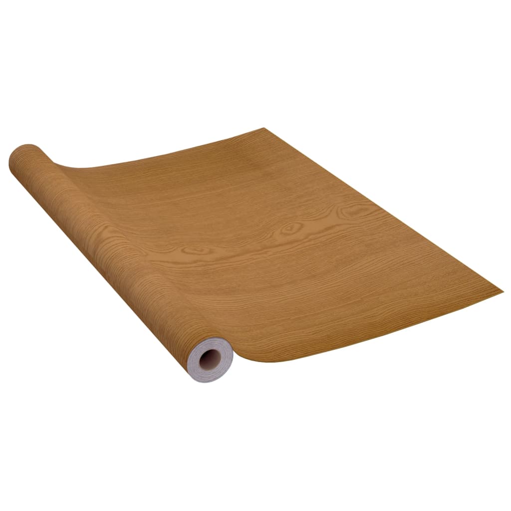 Vidaxl Dörrfilier Självhäftande 2 ST 210x90 CM PVC Light Oak -färgad