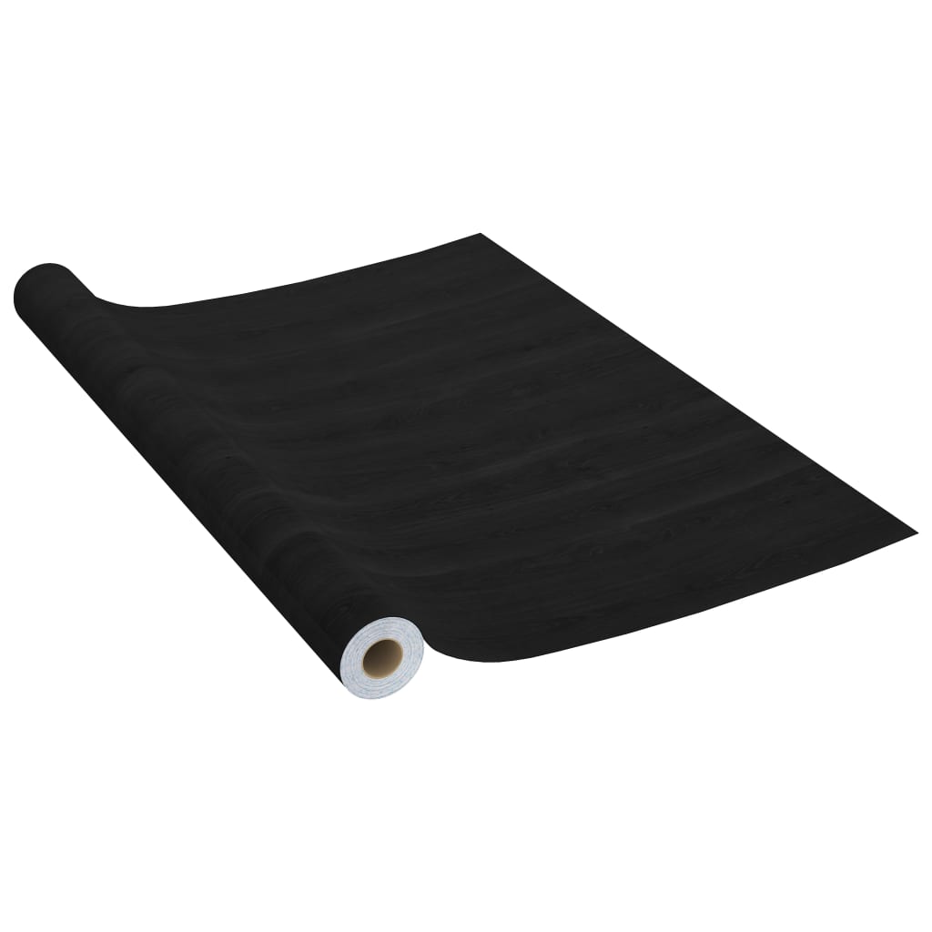 Vidaxl møbler olie selv -fast 500x90 cm pvc mørkhout farvet