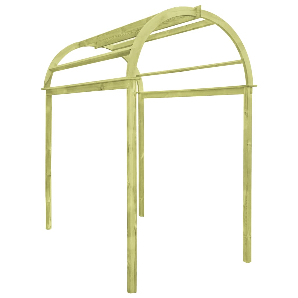 Vidaxl Garden Arch 125x150x235 cm impregnirani bor