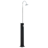 Vidaxl Solardouche 20 L 214 cm noir