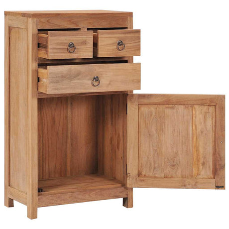 Vidaxl dressoir 50x30x90 cm massief teakhout