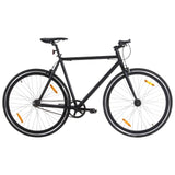 Vidaxl Bicycle s pevným zařízením 700 C 55 cm černá