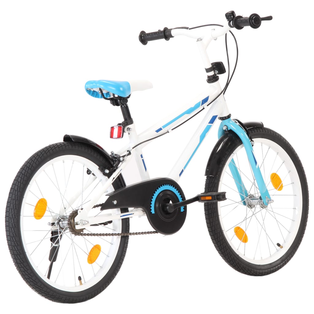 Vidaxl Bike per bambini da 20 pollici blu e bianco