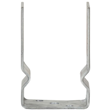 Vidaxl grondankers 12 st 9x6x15 cm gegalvaniseerd staal zilverkleurig