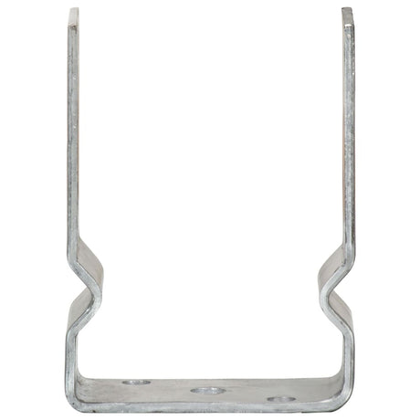 Vidaxl hekankers 12 stuks zilver 10x6x15 cm gegalvaniseerd staal