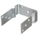 Vidaxl grondankers 12 st 12x6x15 cm gegalvaniseerd staal zilverkleurig