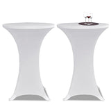Vidaxl statafelhoes 4 st stretch ø60 cm wit