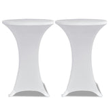 Vidaxl statafelhoes 4 st stretch ø60 cm wit