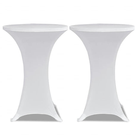 Vidaxl statafelhoes 4 st stretch ø60 cm wit