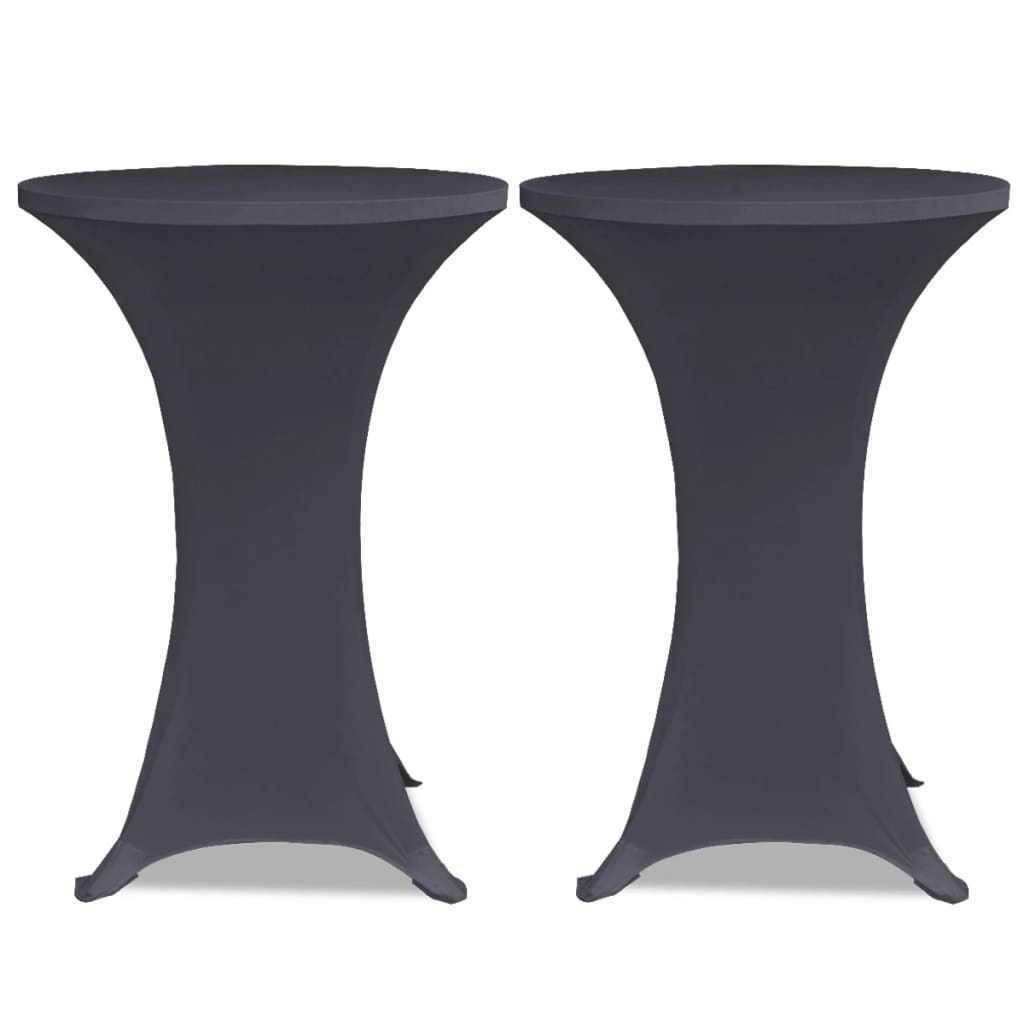 Vidaxl Table Cover Stretch 4 St 60 cm Anthracite