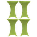 Vidaxl Table Copertura Valuta 4 St 70 cm Verde