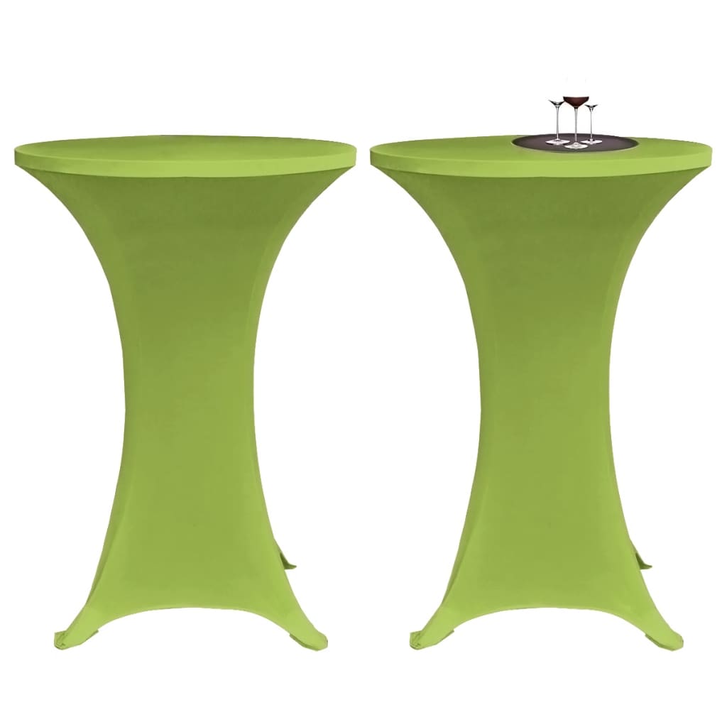 Vidaxl Cubierta de la tabla estiramiento 4 ST 70 cm verde