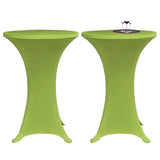 Vidaxl Table Copertura Valuta 4 St 70 cm Verde