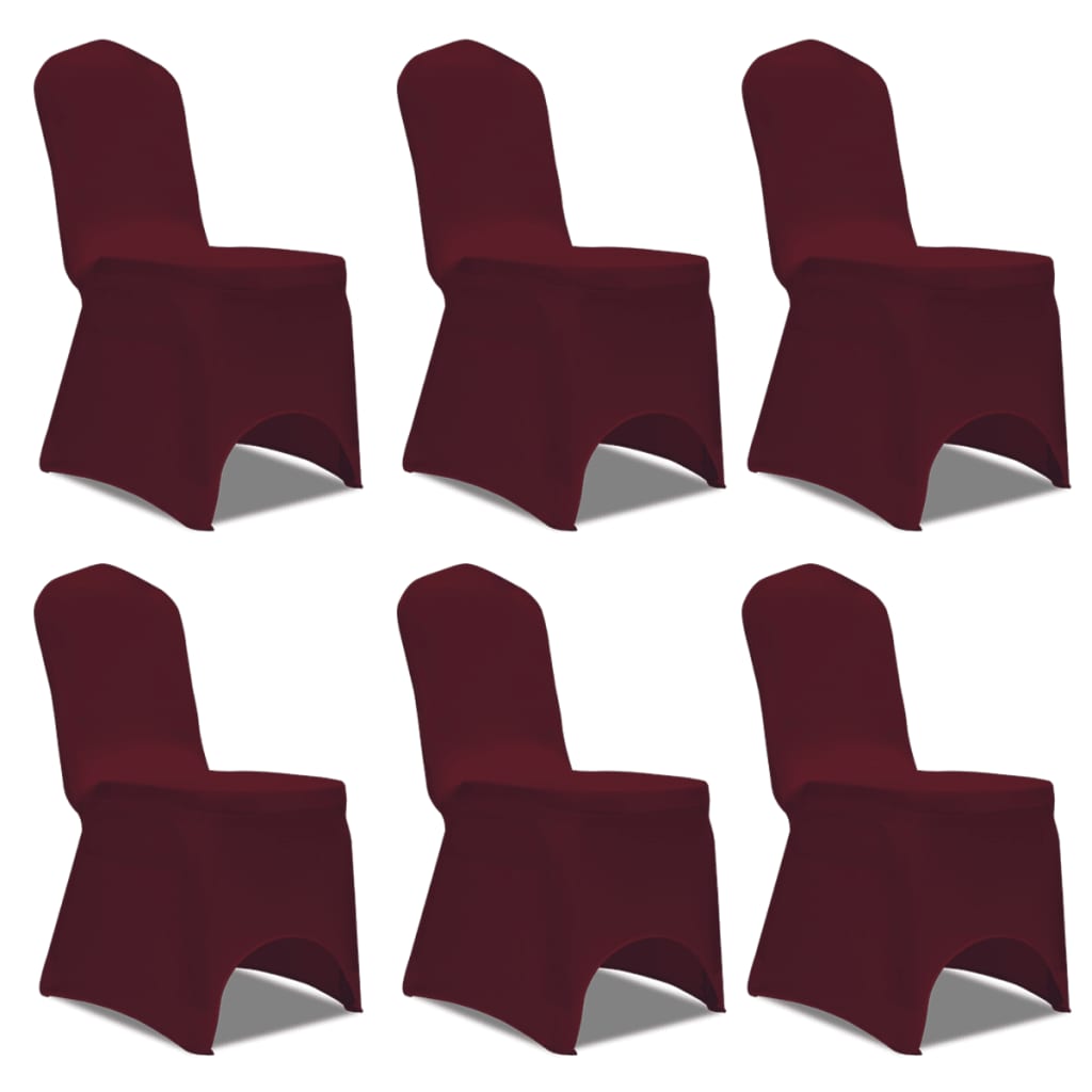 Copertine di sedili Vidaxl Slome 12 St Burgundy Red