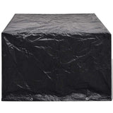 Vidaxl tuinmeubelhoezen poly rattan 2 st 4-persoons 113x113 cm