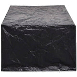 Vidaxl tuinmeubelhoezen poly rattan 2 st 4-persoons 180x140 cm