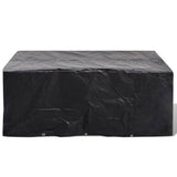 Vidaxl tuinmeubelhoezen poly rattan 2 st 6-persoons 240x140 cm