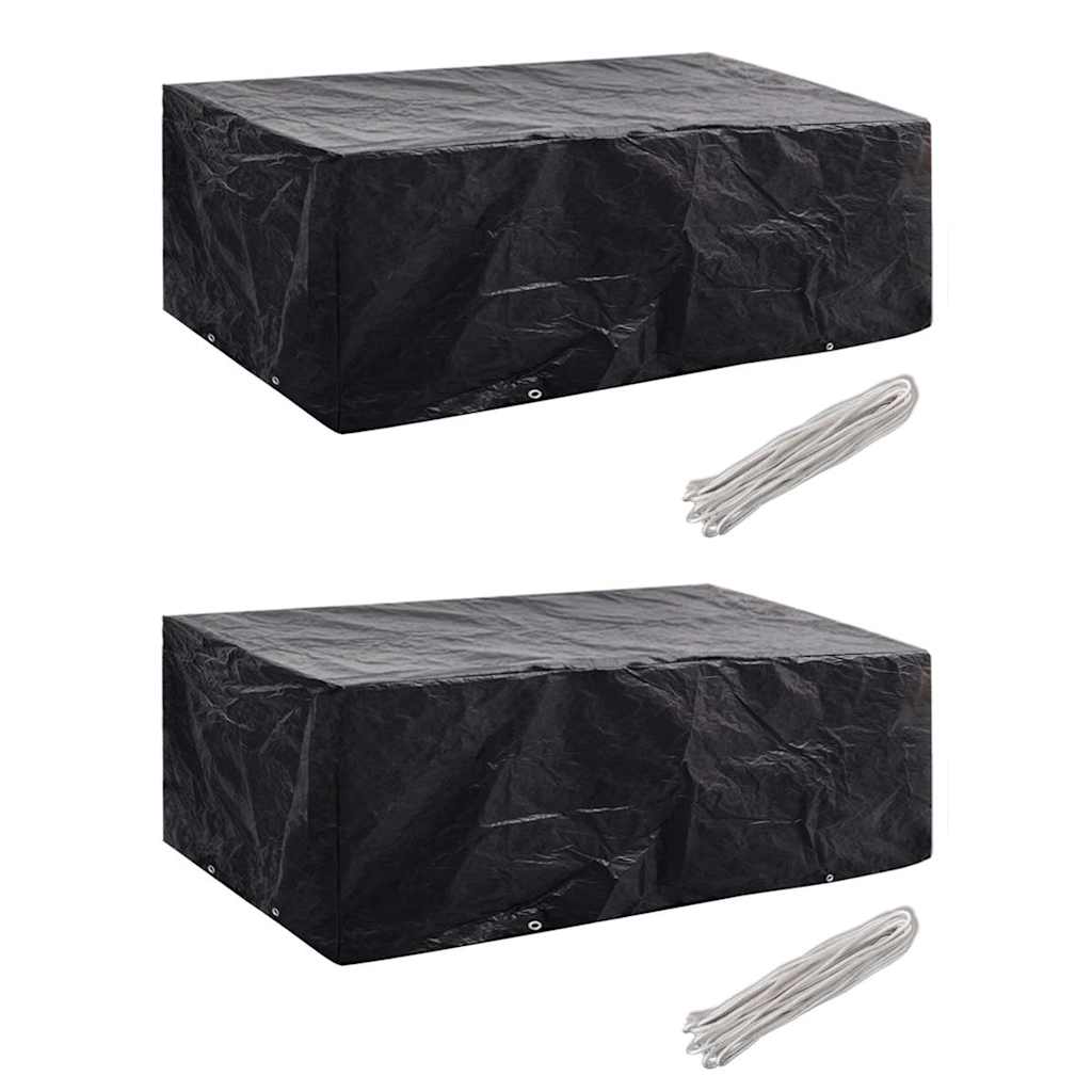 Vidaxl tuinmeubelhoezen 2 st 8 ogen 200x160x70 cm