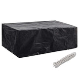 Vidaxl tuinmeubelhoezen 2 st 8 ogen 200x160x70 cm
