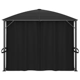 Vidaxl Arbor med gardiner 400x300x265 cm Anthracite