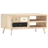 Vidaxl salontafel 90x45x40 cm massief mangohout