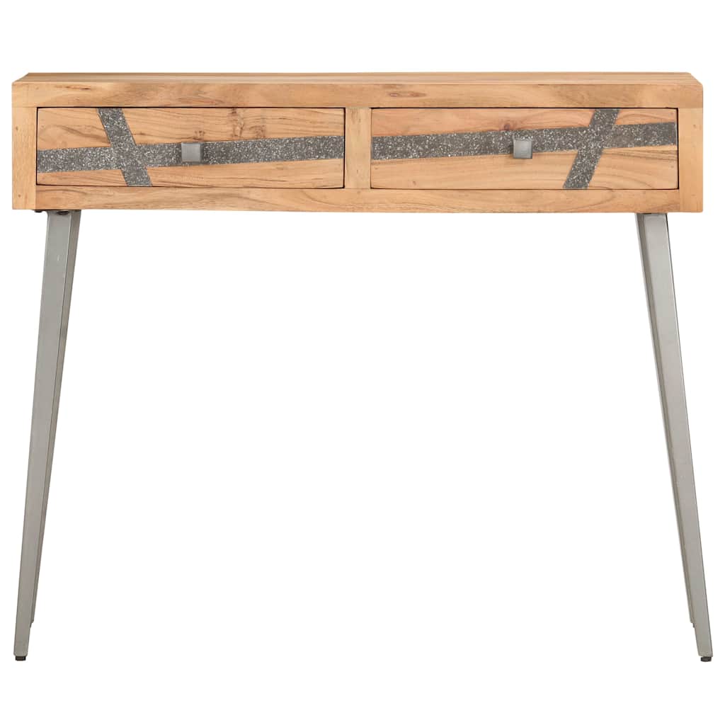 Vidaxl wandtafel 90x30x75 cm massief acaciahout