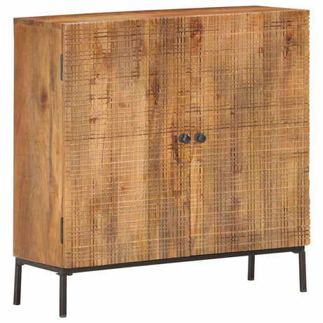 Vidaxl dressoir 75x30x75 cm massief mangohout